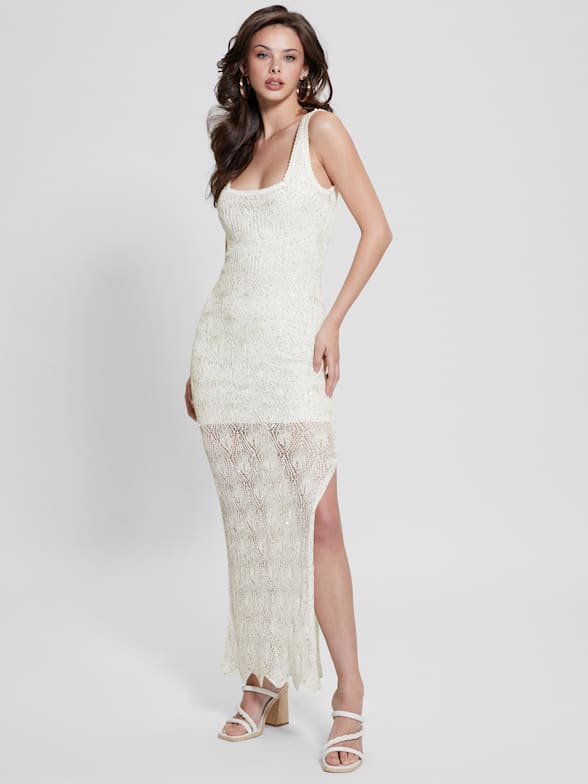 Guess white floral dress discount