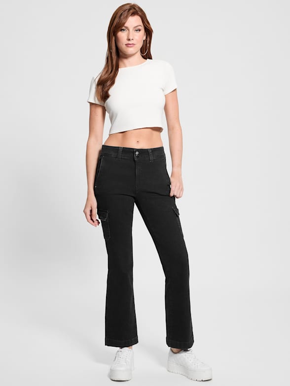 Guess women's black jeans store