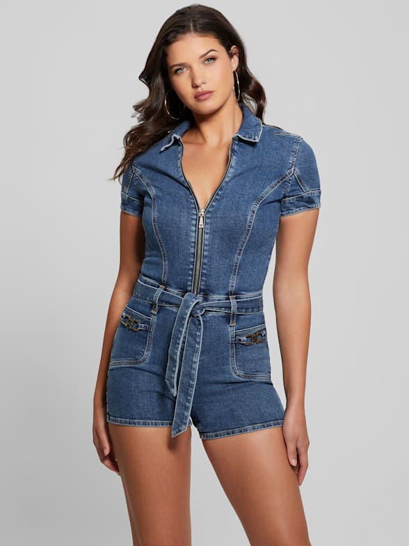 Guess jumpsuit sale hot sale