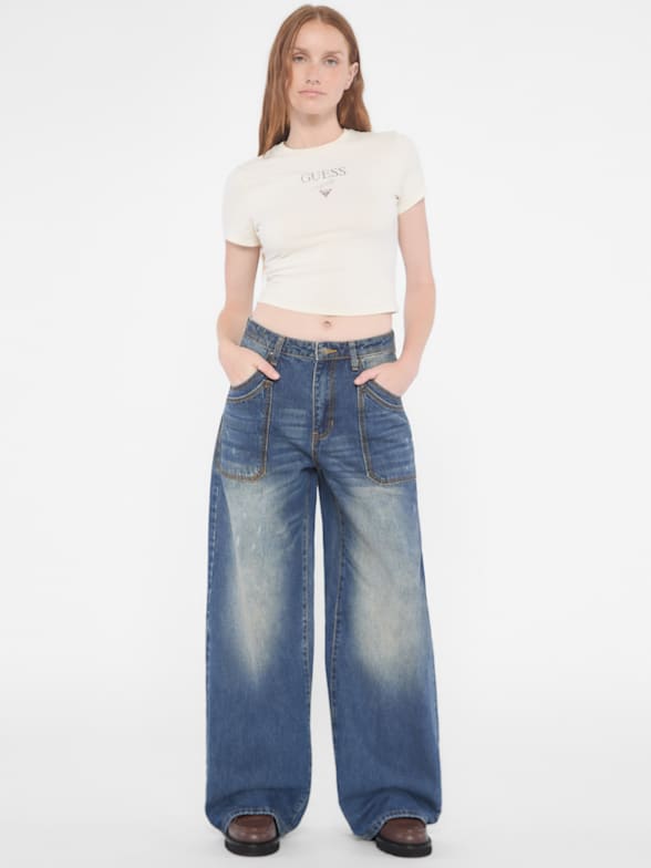 Guess fishnet jeans outlet
