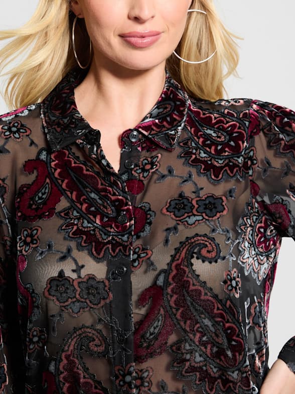 Guess tops and blouses hot sale