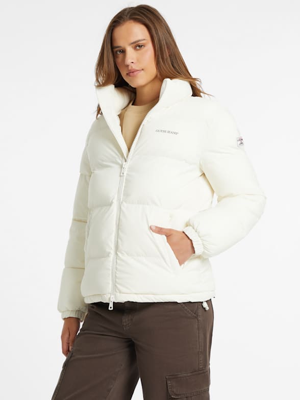 Guess puffer jacket ladies store