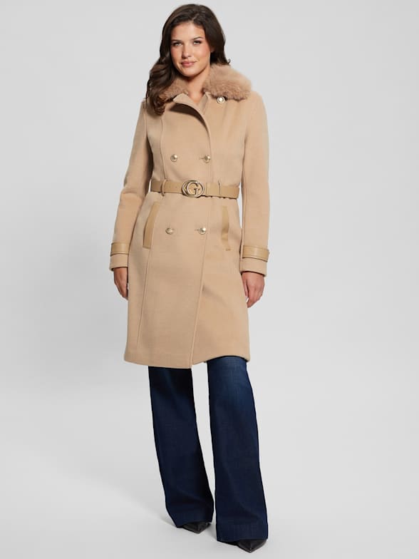 Guess lightweight notch coat shop