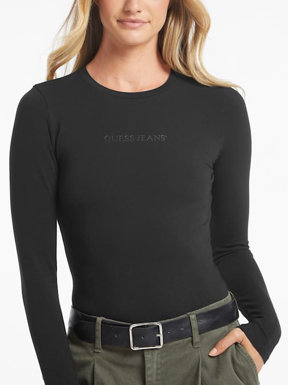 Guess women's long sleeve shirts cheap