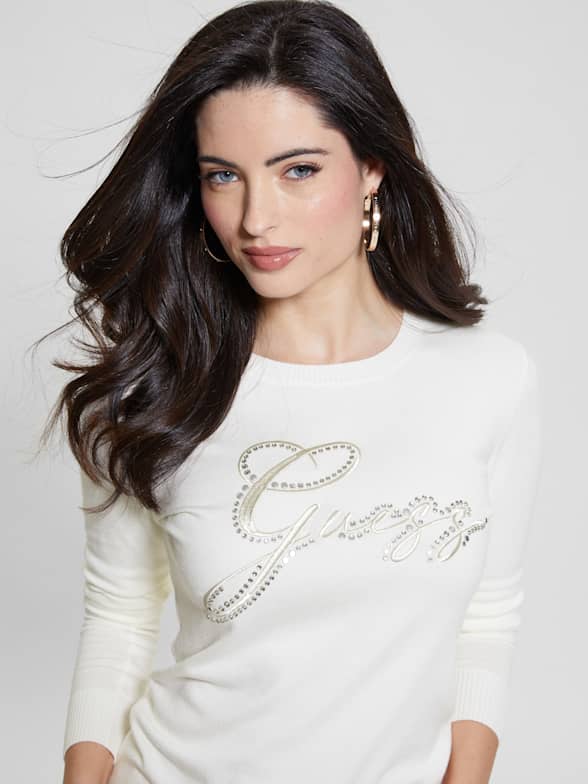 Guess women's long sleeve shirts clearance