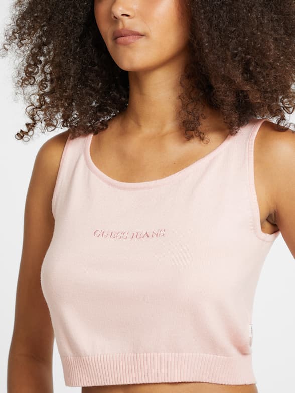 Guess cropped shirt cheap
