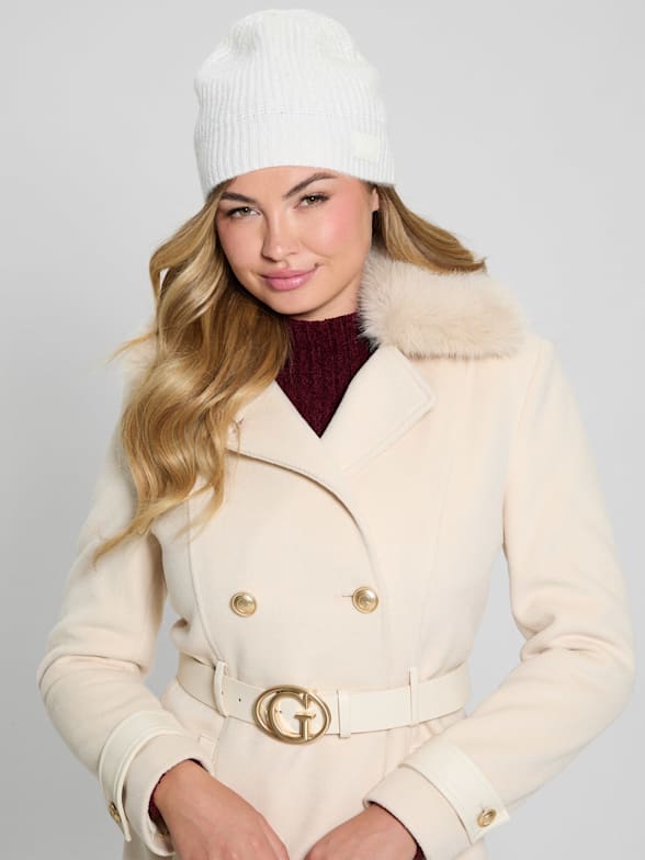 Guess twill knit peacoat new arrivals