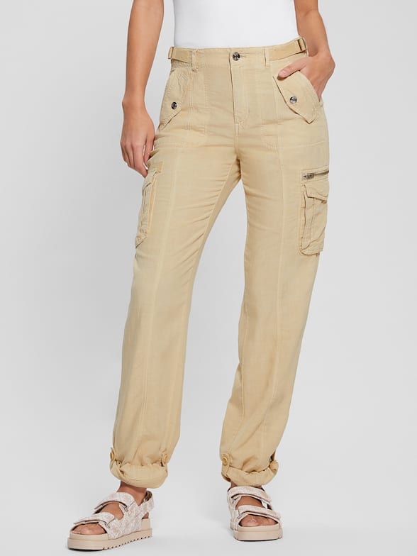 Guess cargo pants womens store
