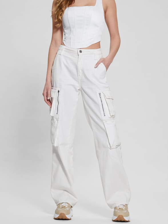 Sateen Chain Sexy Bootcut Pants