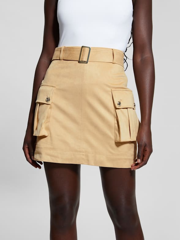 Yellow plaid guess skirt 2025