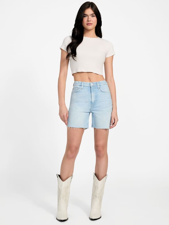 Guess high waisted shorts hotsell
