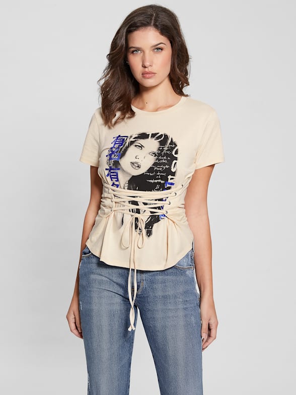 Guess plus size shirts 2025