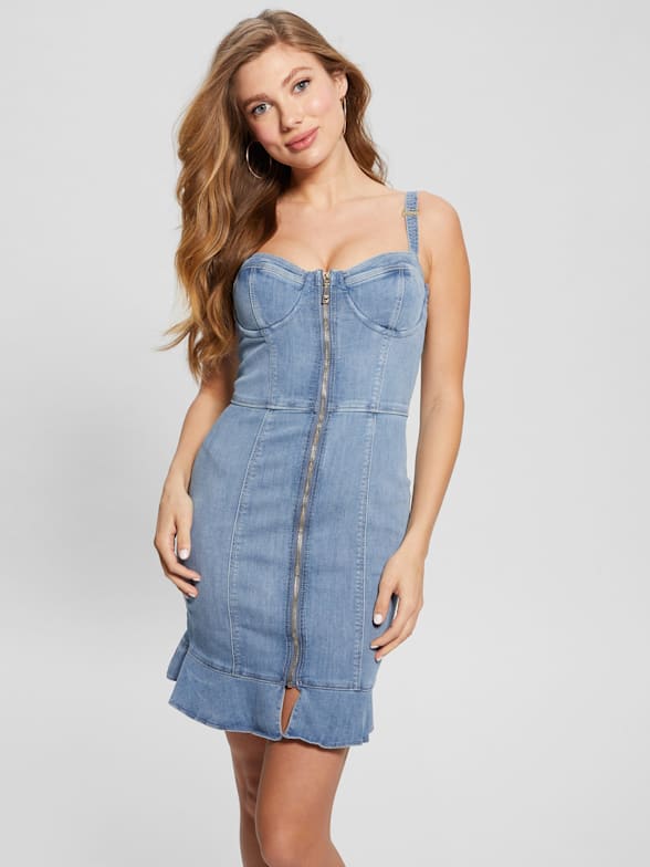 G by guess denim dress 2025