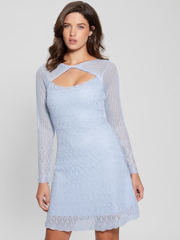 Guess light cheap blue dress