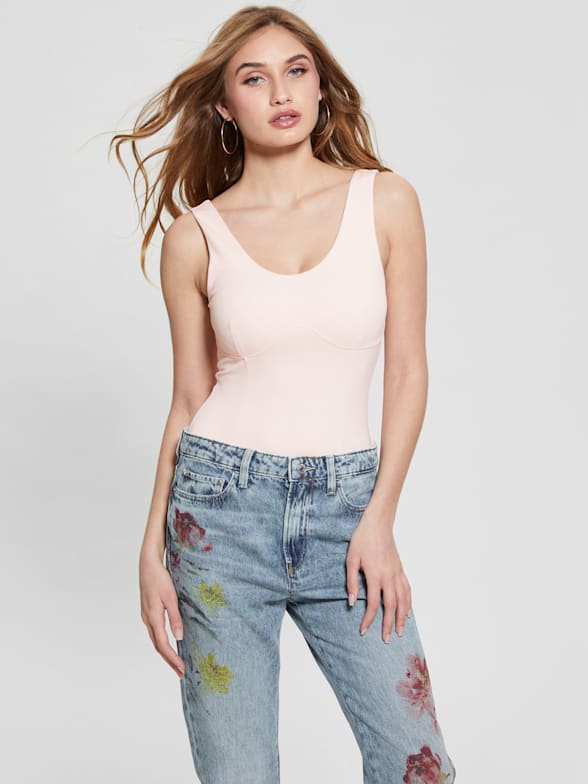 Guess white bodysuit store