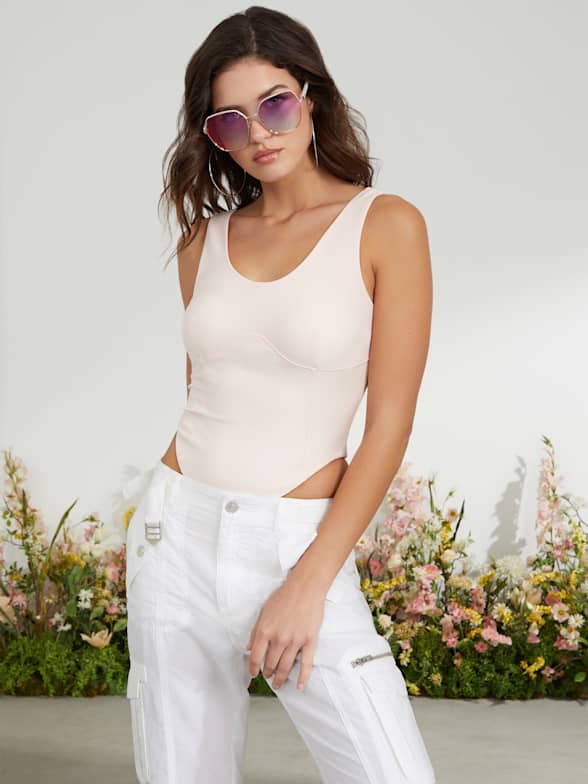 Guess white bodysuit store
