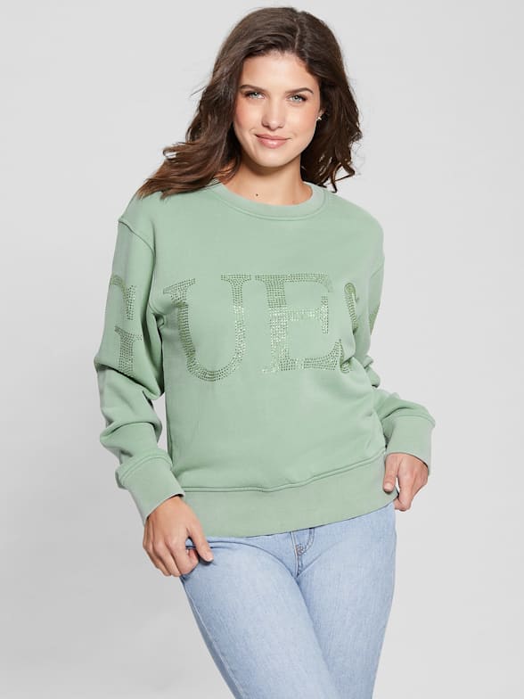 Wild Fable Plus XXL Long Sleeve Crop Top Apple Green Key Hole