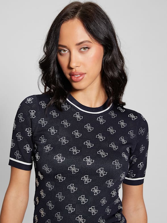 Guess black sweater top