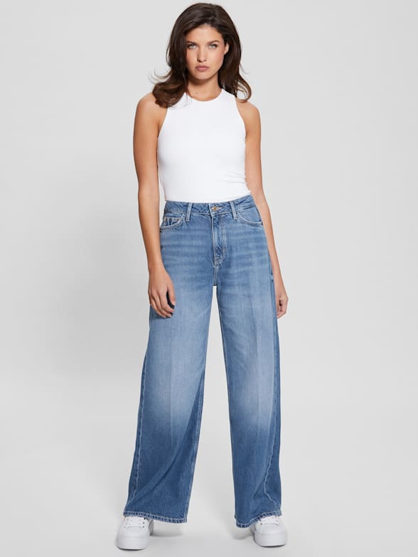 Women s High Waisted Jeans GUESS Canada