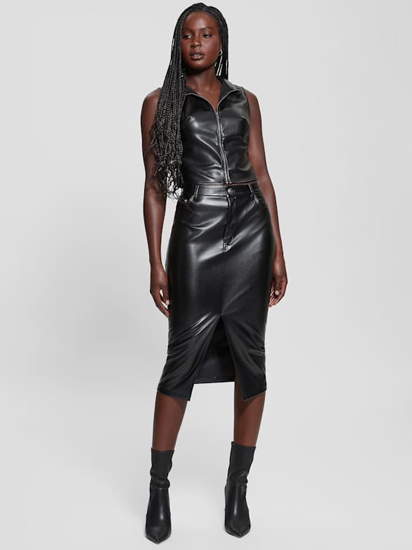 Guess vinyl skirt outlet