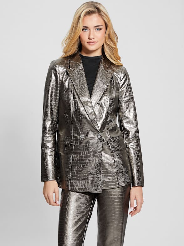 Guess blazer womens discount