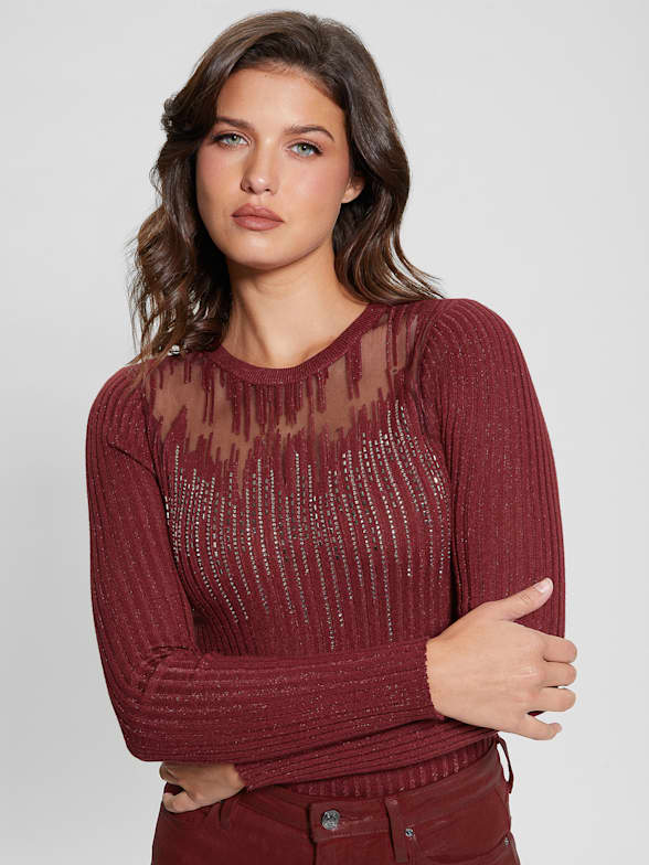Women s Tops Sale Elegant and Stylish Tops GUESS CA