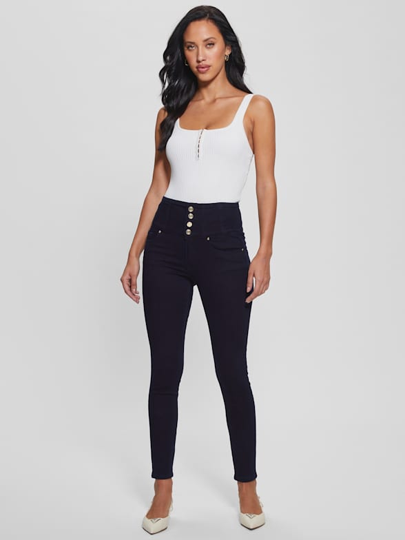 Pantalones guess cheap mujer skinny
