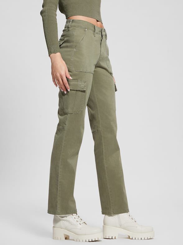 LEEy-World Cargo Pants Women Women's Plus Size Elastic Waist Graphic Pants  Casual Wide Leg Stretch Pants Blue,XL