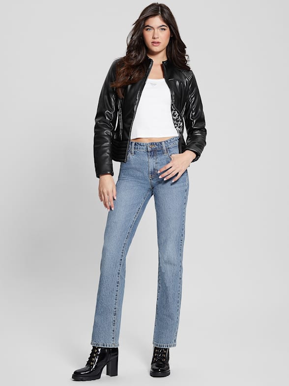 Blouson cuir guess femme hotsell