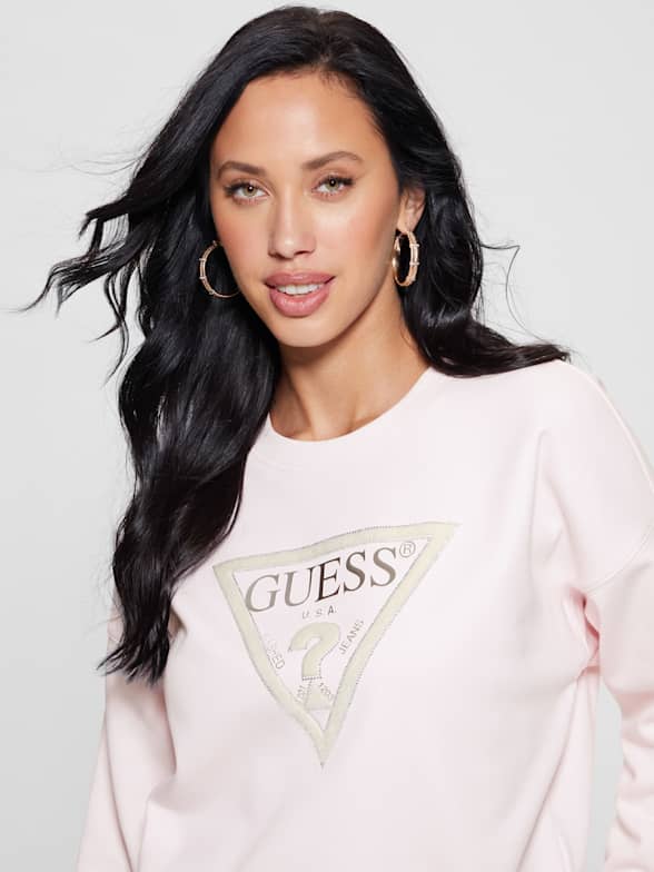 Sweat-Shirt Noir Femme | Sweats Guess * Les Soupirs