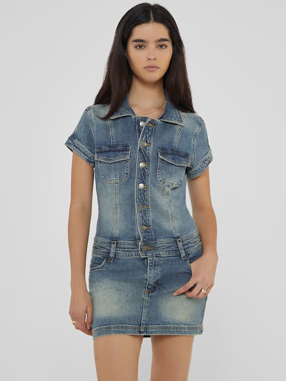 Guess chambray dress outlet
