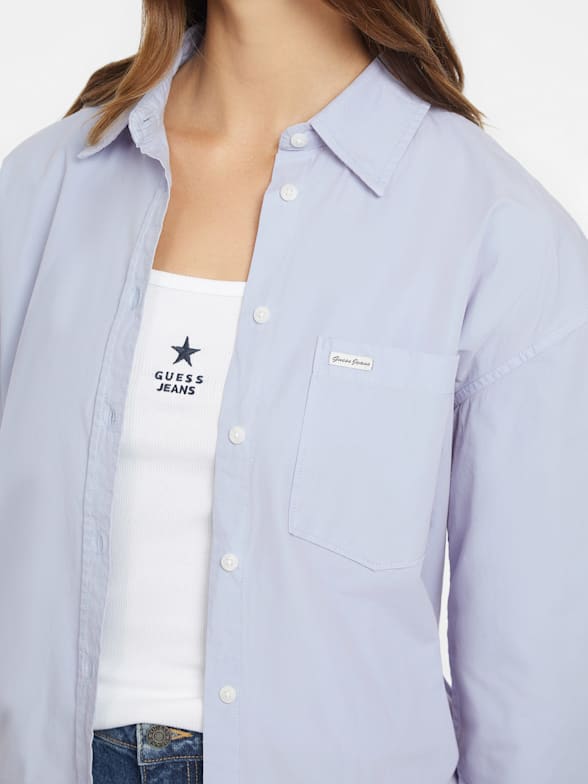 Guess plus size shirts clearance