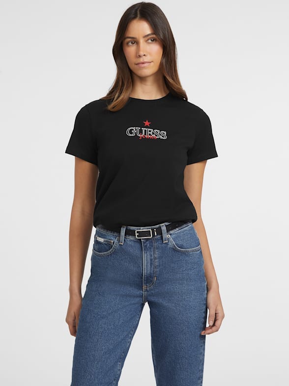 Guess t shirt woman online