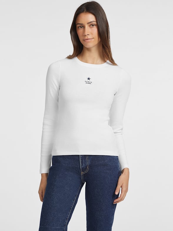 Women s Logo Tops GUESS