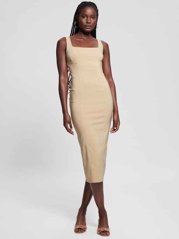 Guess off the shoulder bodycon dress discount