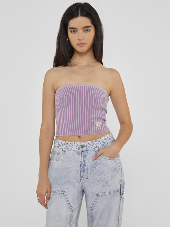 Guess strapless top sales