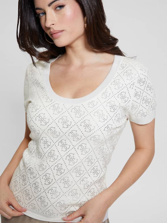 Guess plus size shirts best sale