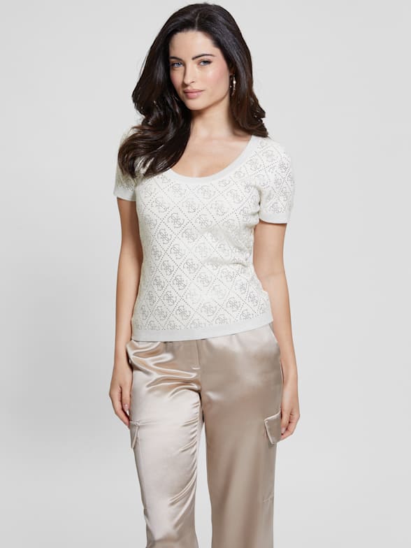 Guess top logo store