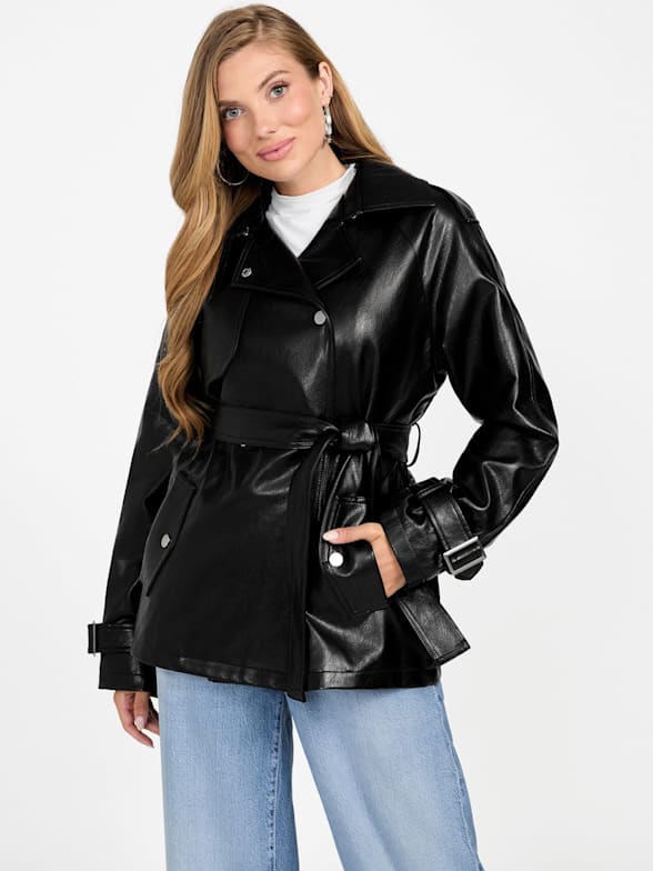 【完売商品】rosemuse Fake leather outer black 完売商品】rosemuse Fake leather outer black fake leather