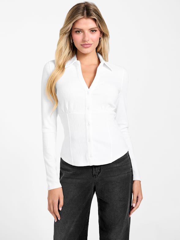 Women's Blouses - Button Down Tops & Silk Shirts