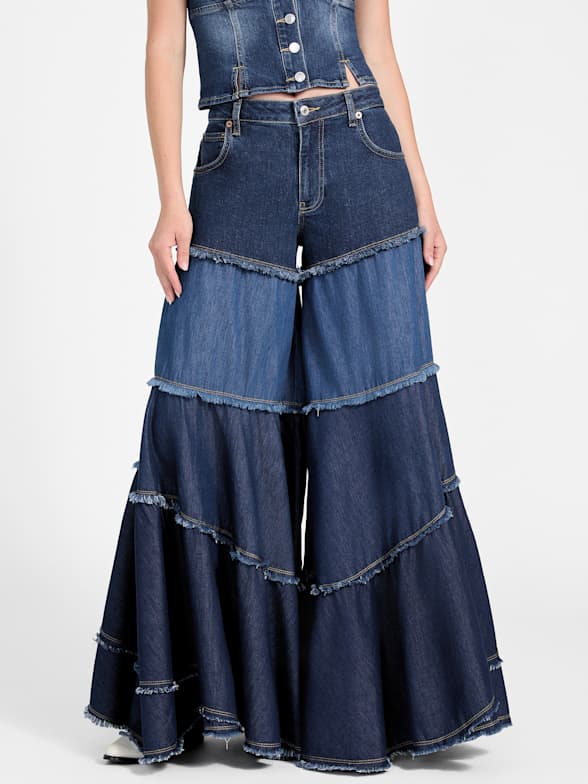 Cathy Denim Bustier | GUESS