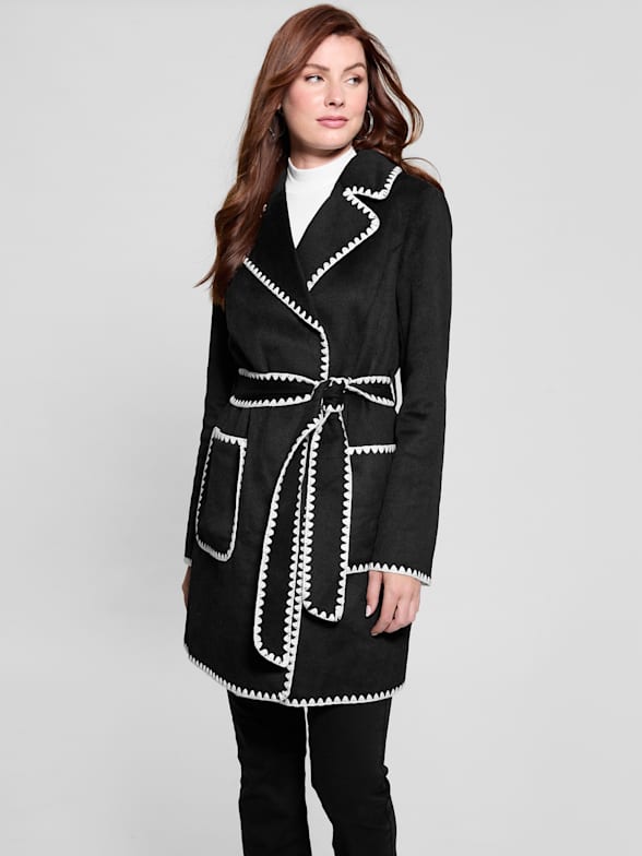 Guess lightweight notch coat store