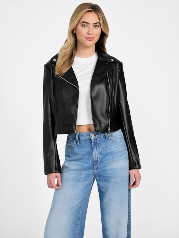 Women's Leather & Moto Jackets | GUESS