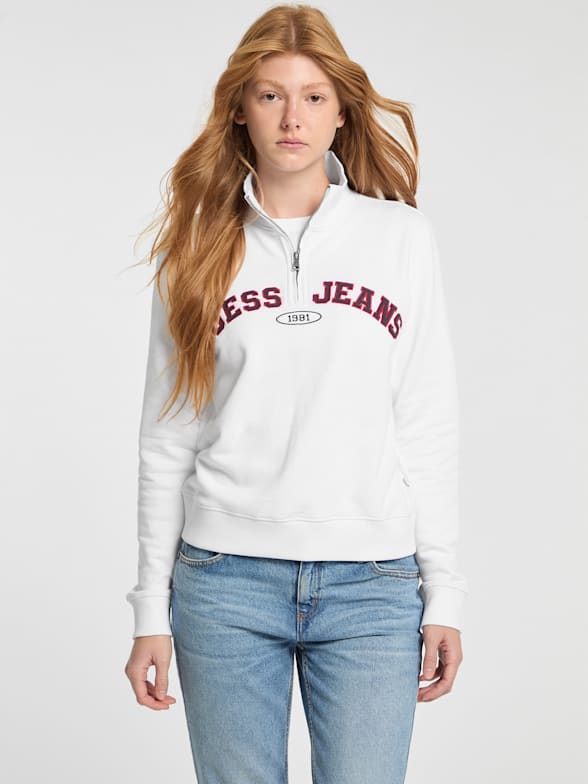 Guess jeans white sweatshirt outlet