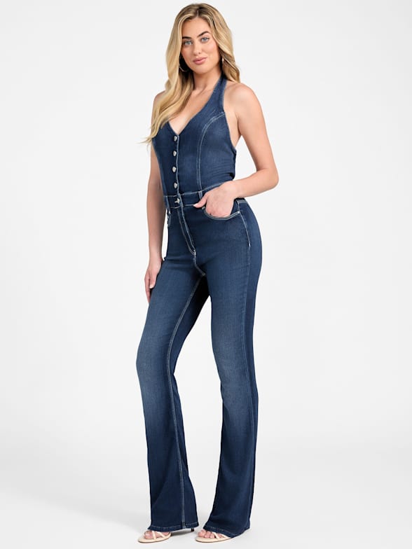 [新品] ゲス GUESS LAYLA DENIM JUMPSUIT 新品] ゲス GUESS LAYLA DENIM JUMPSUIT GUESS Layla Denim