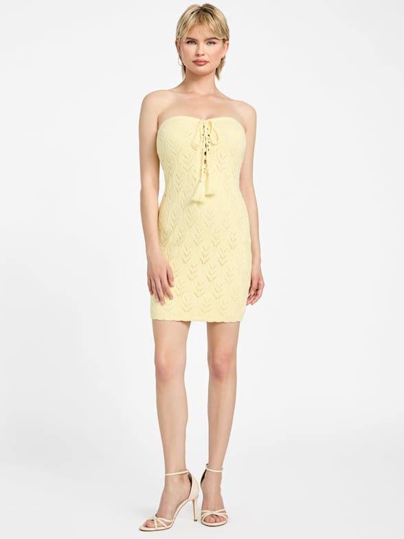 Ov Isabella Eyelet Bustier Dress