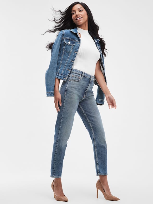 monteren bout Pef Mom Jeans | GUESS