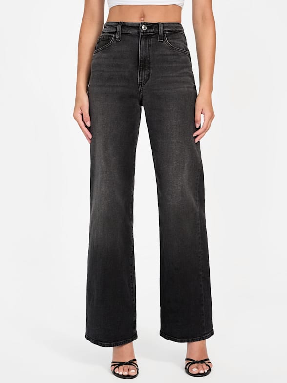 ★★Guess★★ Women's Black Flare Bust Cut YM1D3077 Womens' Flare, Bootcut, & Wide Leg Jeans