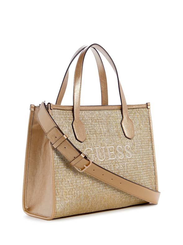 Guess LUXE LADY LUXE TOTE - Handbag - beige 