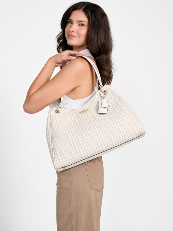 ショルダーバッグ・ポシェット Guess AVIS Saffiano triangle logo baguette bag HO1A3A07 Guess AVIS Saffiano triangle logo baguette bag HO1A3A05